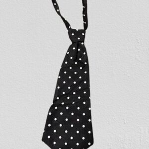 Black & White Polka Dot 9 1/2" Tie  4171  NWT Boutique